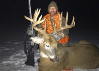 Massive blackpowder buck, Guy shoots swimming deer, Watch antlers grow