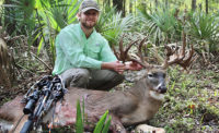 State record x-bow buck! Make water holes now? Hunters letting ’em grow!